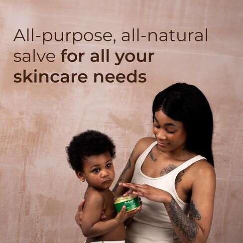 Balmonds Skin Salvation 2.1 fl oz (60 ml) - Salve for Dry, Rough & Sensitive Skin – All-Purpose Intensive Moisturizer with Calendula, Hemp & Beeswax – 100% Natural Balm & Cruelty Free in Saudi Arabia