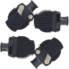 4Pcs 18-5186 Ignition Coil Compatible with Mercury Mariner 6-125HP 140HP V135 V150 210CC Outboard Boat, Chrysler Force 40hp-150hp Models Replace 339-7370A13 339-832757A4 339-832757B4