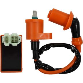 Ignition Coil CDI Box Replacement for Honda Foreman 400 TRX400FW 1997-2004 / Foreman 450 1998-2004 / FourTrax Foreman 400 1995-1996 38710-hm7-004