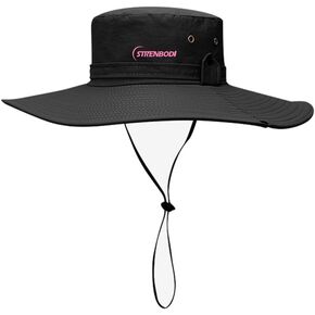 Sun Hat Womens Men Wide Brim Summer Beach Hat Mesh Waterproof UPF50+ Fishing Hat UV Protective Bucket Hat Packable