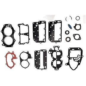 Gasket Set Kit for Johnson Evinrude 18 20 25 28 30 35 HP Outboard Replaces 392615/433941 / 392567/391196 / 389206 and Sierra 18-4307