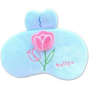 PERFECTSIGHT Sleep Eye Masks, Cute Plush Sleep Eye Cover Lightweight Adjustable Eyeshade Faux Fur Mask Cover for Women Men Kids Sleep Travel Nap, Big Eye Girl in Saudi Arabia