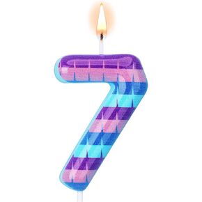 Video Game Birthday Candles Piñata Gaming Party Candle Numeral Birthday Cake Topper for Kids Battle Boys Birthday Decoration Gaming and Video Game Party Decoration Supplies(Number 8)