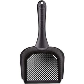 Metal Cat Litter Scoop Hollow-Out Cat Scooper Pet Poo Shovel Kit Pet Reptile Terrarium Bedding Litter Cleaner Scoop Kitty Cat Litter Scooper Sifter (Gray)
