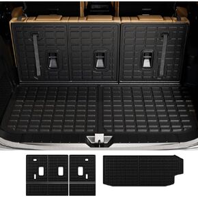 Cargo Liner Compatible with 2019-2024 Subaru Ascent 7&8 Seater Trunk Mat Cargo Mat All Weather Back Seat Cover Protector 2023 Ascent Accessories (Trunk Mat+3rd Row Backrest Mats)