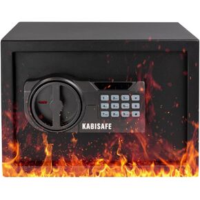 Safe Box, 1.0 Cubic Ft Safe Anti-Theft with Digital Keypad Security Key Lock Sensor Light for Home Hotel Office Document Jewelry Money Storage Safety Box