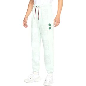 Nike Jordan X Clot AOP Fleece Pant,Barely Green/Light Silver/Stormred, Size Large