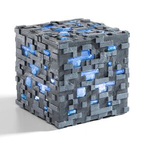 The Noble Collection Minecraft Diamond Ore illuminating Collector Replica