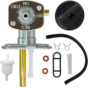 Fuel Valve Shut Off Petcock Tank Switch Fit for Arctic Cat 250 300 400 500 ATV 0470-344 0470-363 0470-365 With Fuel Filter