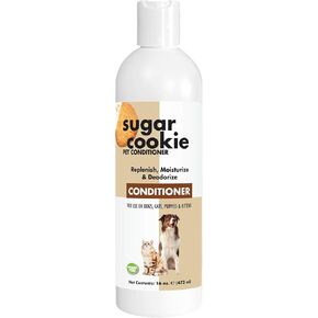 Sugar Cookie Pet Shampoo 16 oz. for Dogs & Cats | Long-Lasting Odor Eliminator | Biodegradable and Non-Toxic | Made in USA