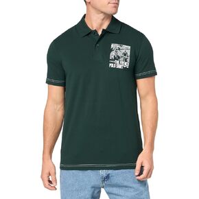 Lacoste Men's Short Sleeve Regular Fit Polo W/Graphic on The Back