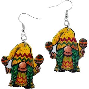 Cinco de Mayo Earrings for Women - Mexican Jewelry - Colorful Fiesta Accessories - Mexican-Themed Earrings - Cinco de Mayo Jewelry - May 5th Jewelry
