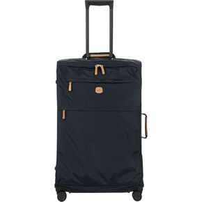 Bric's X-Bag Large Spinner with Frame - 30 Inch - Suitcases with Wheels - Checked Luggage - Navy