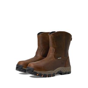 Men's Recon 8" Side Zip Wellington Industrial Boot, Brown, 10.5 XX-Wide