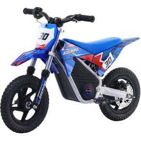 Kids Racing Grade Electric Dirt Bike, 500W Powerful Motorcycle, 36V 5.0Ah Lithium Battery, 3-Speed Adjustment up to 18.6MPH, Off-Road Tires, Dual Shock Absorption, Suitable for Ages 5-12