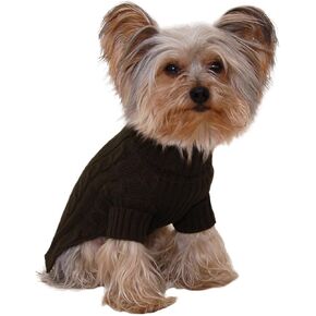 Turtleneck Dog Sweater Camel Size #10