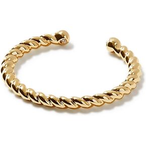 Ana Luisa Gold Twisted Ring - Rope Mini - 14K Gold Plated Rings for Women - Adjustable, Hypoallergenic, Water-Resistant & Tarnish-Free - Women's Dainty Gold Rings, Stacking Ring