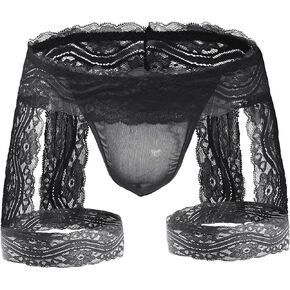 Men's Sheer Lace Lingerie Underwear