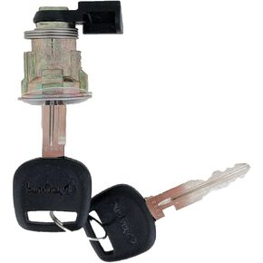 Fuel Filler Lid lock Cylinder -Tumbler with 2 Key Compatible With 89-92 Corolla; 94-98 T100 DLX 95-98 Tacoma 69058-12170 6905812170 69058-16120 6905816120 69058-12150 6905812150