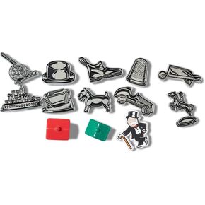 Crocs Jibbitz x Hasbro-13-Pack Monopoly Board Game Shoe Charms