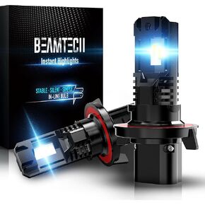 BEAMTECH H13 Fog Light Bulb, 9008 Fog Bulb Front Fog Light Bullb Powersports Accessory Lights