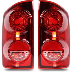 Tail Light Assembly Compatible With 2007 2008 2009 Dodge Ram 1500 2500 3500 Replace:55277303AC, 55277302AC in Kuwait