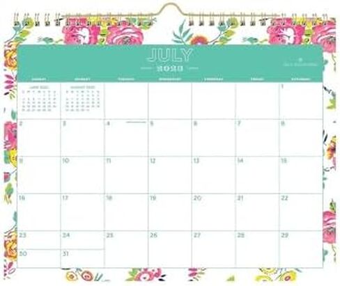Blue Sky Day Designer for 2024-2025 Academic Year Monthly Wall Calendar, 11' x 8.75', Wirebound, Flutter (136694-A25) in Saudi Arabia