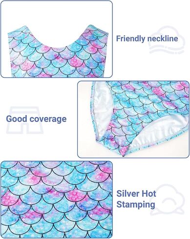 JiAmy 2 Pack Gymnastics Leotards for Girls Sparkly Tumbling Unitards with Shorts Kids Sleeveless Biketards for 3-10 Years in Saudi Arabia