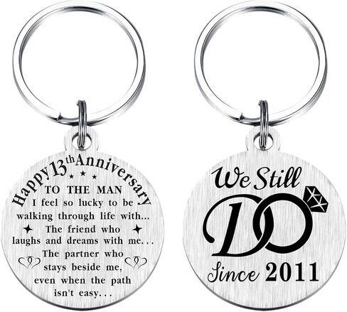 هدايا سلسلة مفاتيح TANWIH للذكرى السنوية الثالثة عشرة للزفاف، زينة للذكرى السنوية الثالثة عشر in Kuwait