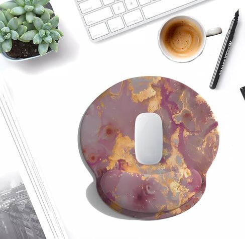 Cute Cartoon Small Black Coal Ball Mouse Pad with Wrist Support, Ergonomic Mouse Pad with Kawaii Small Star Element Mouse Pad for Wrist Rest Table Decoration Simple Typing Pain Relief Table Mousepad in Kuwait