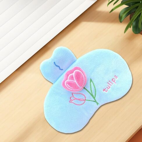 PERFECTSIGHT Sleep Eye Masks, Cute Plush Sleep Eye Cover Lightweight Adjustable Eyeshade Faux Fur Mask Cover for Women Men Kids Sleep Travel Nap, Big Eye Girl in Kuwait
