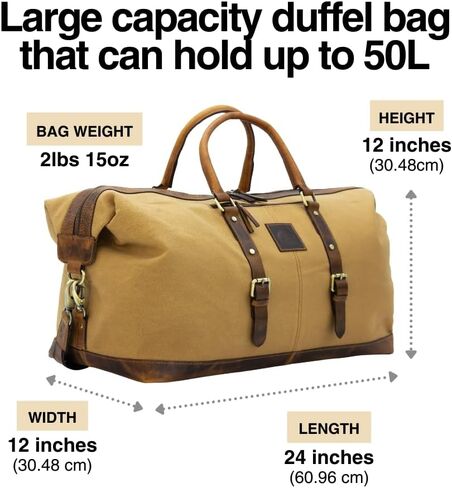 50L أوغسطين القماش الخشن (تان) in Saudi Arabia