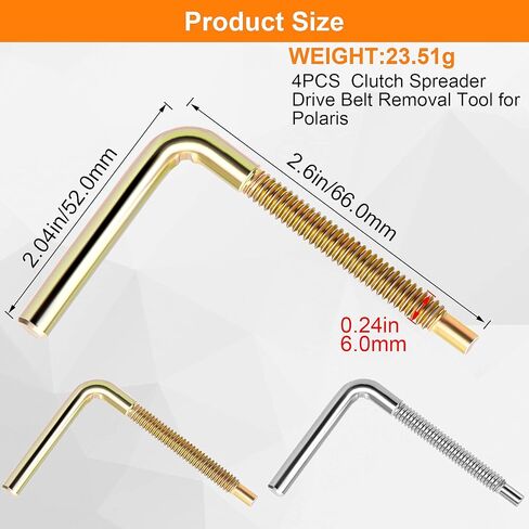 PAGOW Clutch Drive Belt Removal Tool, Clutch Spreader Drive Ranger Belt Removal Tool, Belt Change Tools, for Polaris RZR RZR-4 XP Turbo RS1 Ranger XP 1000 Replace 2875911 (2) in Saudi Arabia