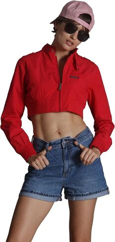 Members Only Women Mini cropped Racer Jacket in Saudi Arabia