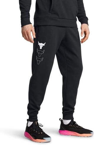 بنطال الركض Project Rock Rival Fleece للرجال من Under Armour in Saudi Arabia