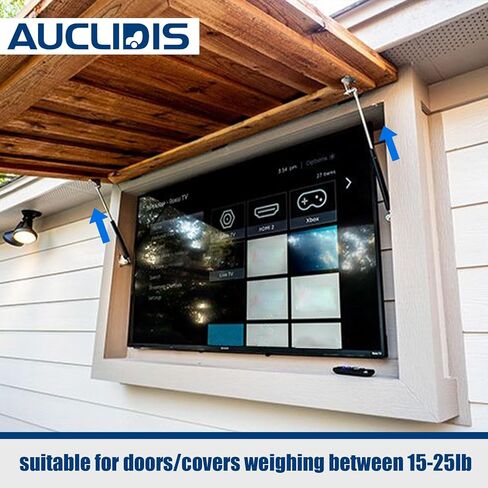 20 Inch 100lb/445N Gas Strut Shock Spring Lift Support for RV Camper Bed Storage Cover Door Tool Box Toy Lid Basement Boat Hatch TV Cabinet Chicken Coop Black Replacement Parts, Set of 2 by AUCLIDIS in Saudi Arabia