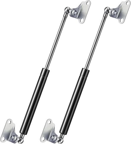 20 Inch 100lb/445N Gas Strut Shock Spring Lift Support for RV Camper Bed Storage Cover Door Tool Box Toy Lid Basement Boat Hatch TV Cabinet Chicken Coop Black Replacement Parts, Set of 2 by AUCLIDIS in Saudi Arabia