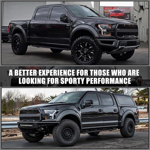 Glossy Black Direct Replacement Side Mirror Covers Caps for 2015-2020 Ford F150, Directly Replace Style, Not Sticker Style (Black) in Saudi Arabia