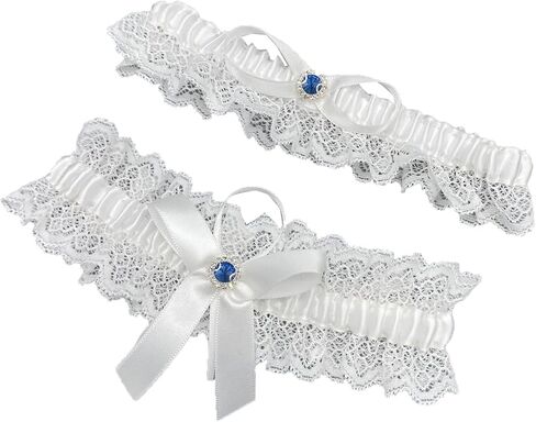 Bridal Wedding Garter Gift for Bride Lace Garter Belt Set Lace Leg Garter Belt Bridal Accessories for Women in Saudi Arabia
