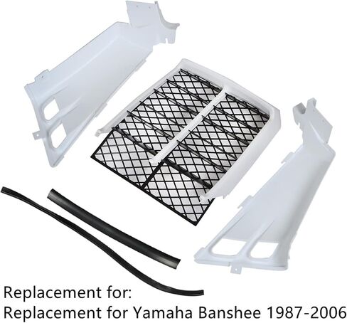 أغطية جانبية لخزان الغاز البلاستيكي مع مجموعة شواء بديلة لـ Yamaha Banshee 1987-2006 أبيض (لا ينطبق) in Saudi Arabia