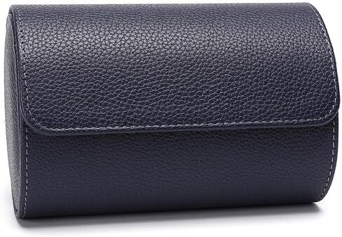 Premium Pu Leather Handmade 2 Watch Storage Box For Men For Women Travel Display 2 Watch Case Jewelry Gift Box Handcrafted Watch Organizer (Black) in Saudi Arabia