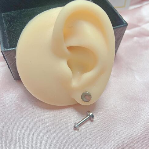 1 زوج سدادات الأذن الصلبة G23 التيتانيوم السلس صالح / مزدوج متوهج 16G-00G 12mm-16mm مقاييس المقابس تمتد مجموعة نقالة المتوسع النساء الرجال هيئة ثقب المجوهرات in Kuwait