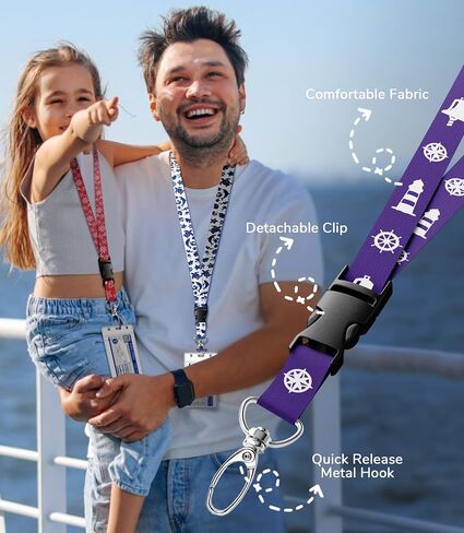 6pack Cruise Luggage Tag Holder, 2pack Cruise Lanyard for Ship Cards, for Royal Caribbean & Celebrity, Carnival, Holland, MSC, NCL, Princess etc. Cruise Essentials 2024. Red+Light Blue in Saudi Arabia
