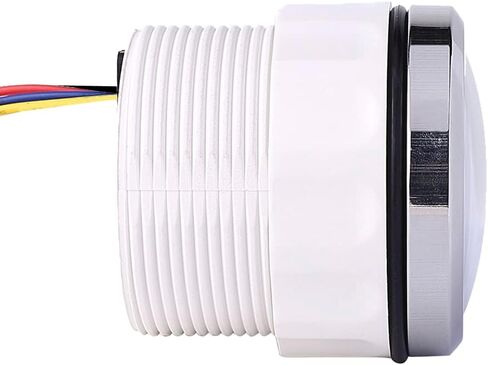 MOTOR METER RACING W Pro Series 52mm 2-1/16" Fuel Level Gauge 0-90 Ohms Black Dial White LED Warning Function Waterproof for Car Truck Marine Boat Yacht in Saudi Arabia