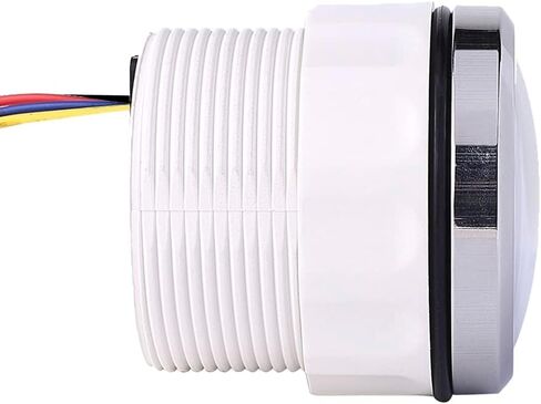 MOTOR METER RACING W Pro Series 52mm 2-1/16" Fuel Level Gauge 0-90 Ohms Black Dial White LED Warning Function Waterproof for Car Truck Marine Boat Yacht in Saudi Arabia