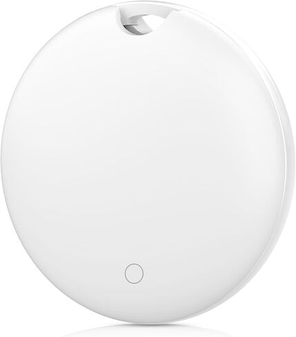 جهاز تعقب الأمتعة، جهاز العثور على المفاتيح، جهاز تعقب بلوتوث ذكي مع ميزة Find My (iOS فقط)، محدد موقع العناصر للمحافظ، المفاتيح، تنبيه أعلى صوت، بطارية قابلة للاستبدال (أبيض) in Kuwait