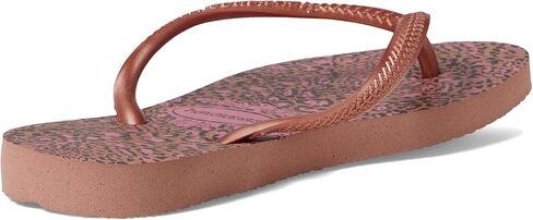 Havaianas Kids Slim Animals Flip Flops - Kids Summer Sandals - Crocus Rose/Golden Blush, 10C little kid in Kuwait