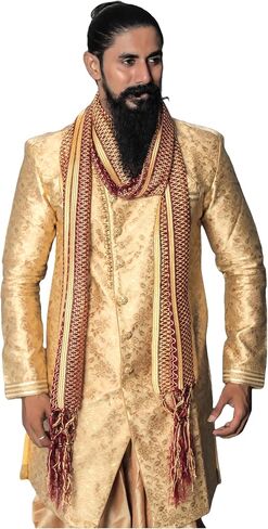 Indian Traditional Sherwani Kurta Dupatta Shawl Scarf For Men (Only Dupatta) in Saudi Arabia
