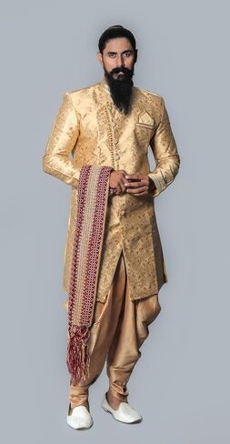 Indian Traditional Sherwani Kurta Dupatta Shawl Scarf For Men (Only Dupatta) in Saudi Arabia