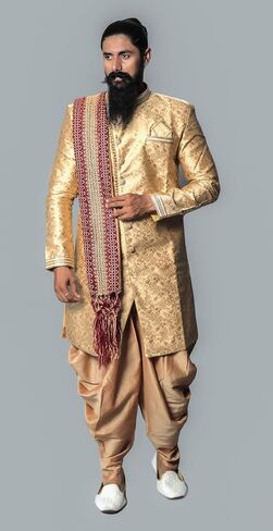 Indian Traditional Sherwani Kurta Dupatta Shawl Scarf For Men (Only Dupatta) in Saudi Arabia